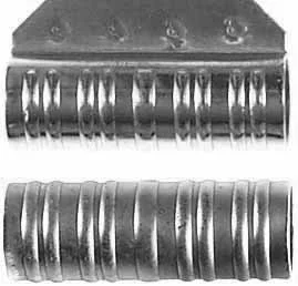 Ramrod pipe, iron, forward pipe, with lug for pin, round, for 3/8" ramrod