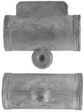 Ramrod pipe, steel, forward with swivel lug, English rifle, for 7/16" ramrod