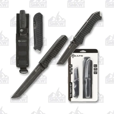 Reapr 2 Piece TAC Stonewashed Tanto Knife Set RP11008