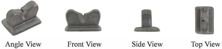 Rear sight, H.E. Leman semi-buckhorn for 15/16", or 1" octagon barrel,wax cast steel