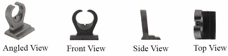 Rear sight,primitive buckhorn,for 13/16" or 7/8" octagon barrel,wax cast steel