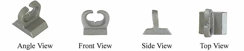 Rear sight,Primitive Buckhorn,wax cast steel
