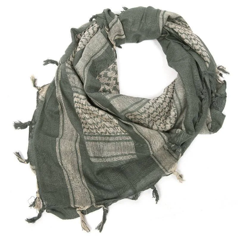 Rebel Tactical Shemagh Tactical Military Scarf 42″x42″ Heavy Weight Foliage Green