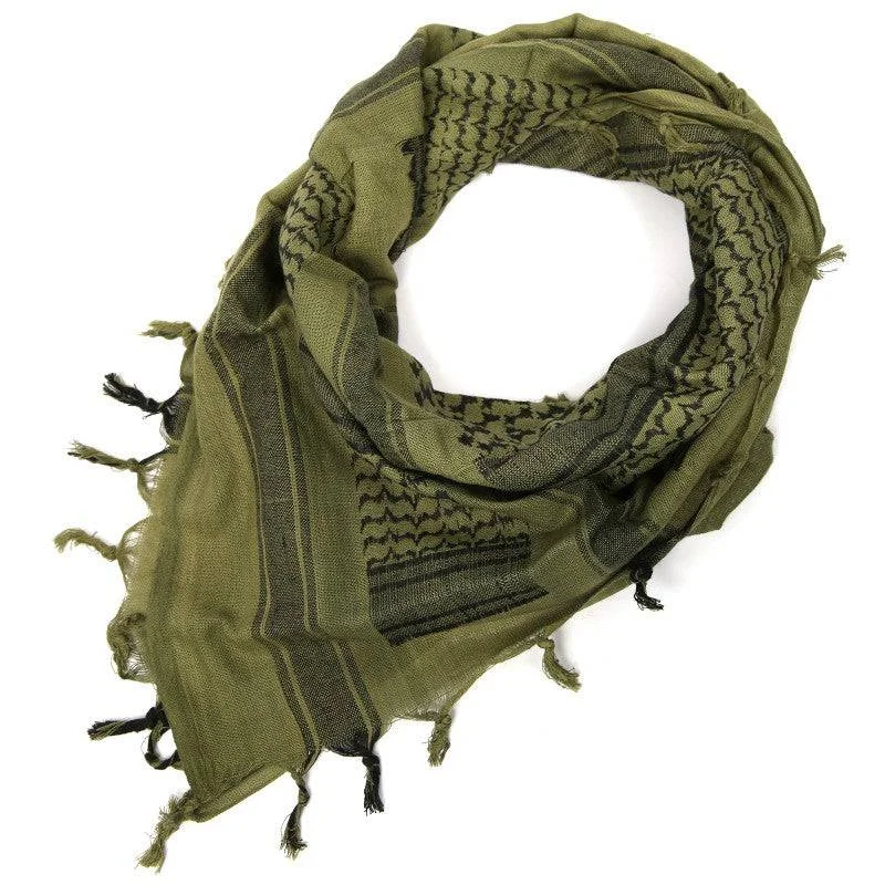 Rebel Tactical Shemagh Tactical Military Scarf 42″x42″ Heavy Weight OD Green