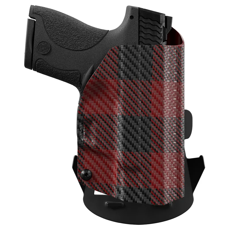 Red Plaid Custom Printed Holster – OWB Kydex Holster