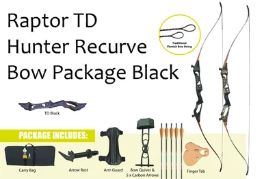 Redzone Raptor TD Hunter Black Package 58"