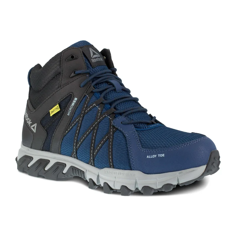 Reebok Men’s Trailgrip Work Athletic Mid-Cut with CushGuardƒ?› Internal Met Guard – RB3400