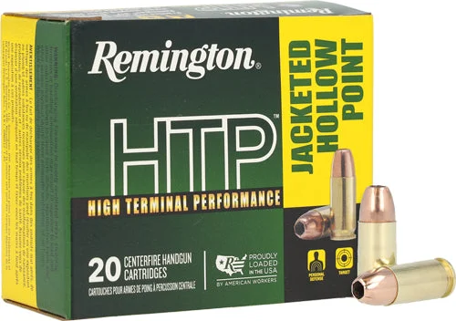 Remington 28288 HTP Jacketed Hollow Point JHP 115 Grain 9mm Luger/Parabellum