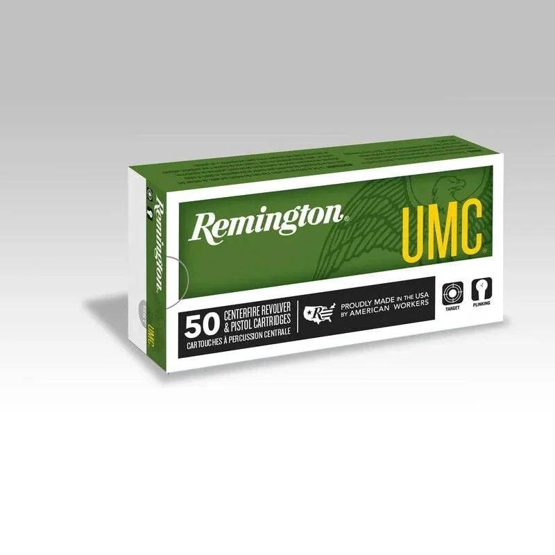 Remington Ammunition 23754 UMC38 Special +P 125 gr Semi Jacketed Hollow Point 50 Per Box/ 10 Case