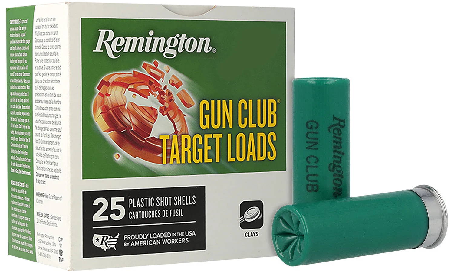 Remington Ammunition GC12L8 Gun Club 12 Gauge (12 ga.)2.75 in. 1 1/8 oz 8 Shot