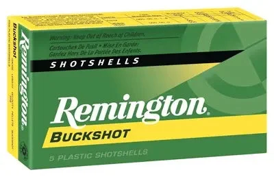 REMINGTON BUCKSHOT 20GA 2.75" #3 BUCK 20 PELLETS 5RD