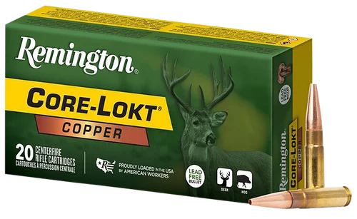 Remington Core-Lokt 300 Blackout, 120gr, Copper Hollow Point, 20rd Box