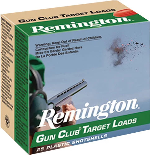 Remington Gun Club Target Loads 12 Gauge 2.75 in / 2.75 in #8 1-1/8 oz