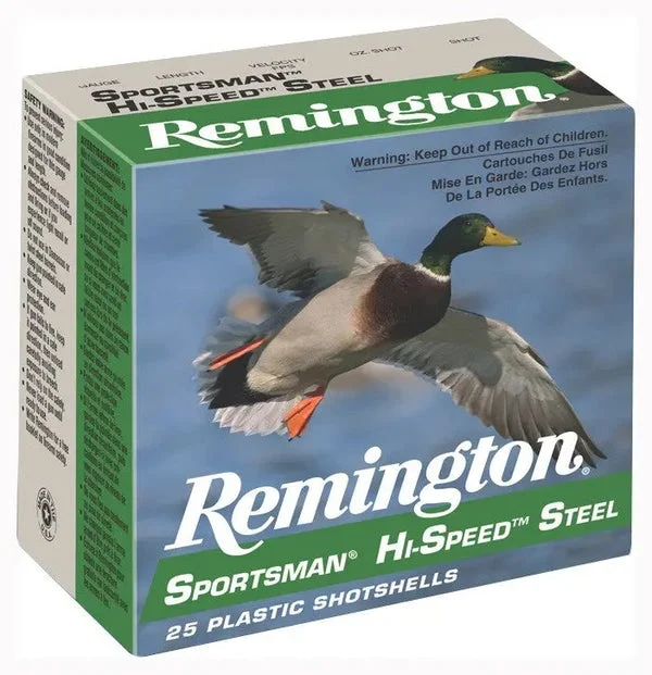 REMINGTON HI-SPEED STEEL 12GA 3" 1-1/4OZ #4 25RD