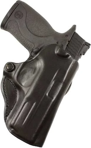 RH OWB LEATHER 1911 4-4.25 BLKDESANTIS MINI SCABBARD HOLSTER