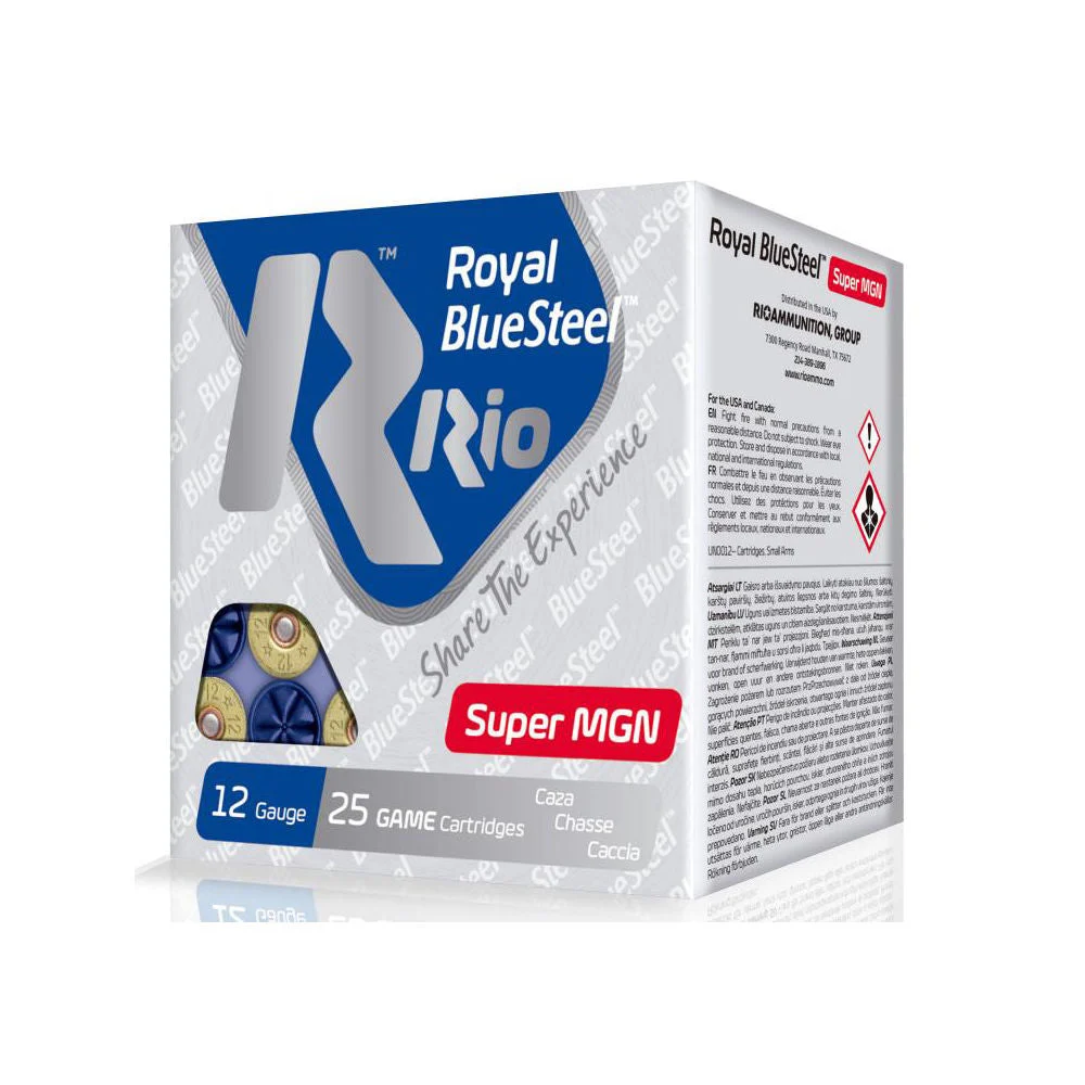 Rio Ammunition Royal BlueSteel Super Magnum 12 Gauge 3.5 in / 3.5 in #2 1-9/16 oz