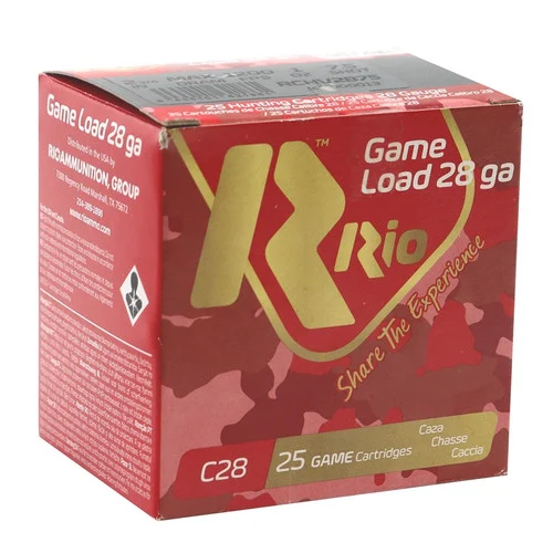 Rio Game Load 28 Ga, 2.75", 1 oz, 7.5 Shot, 25rd Box