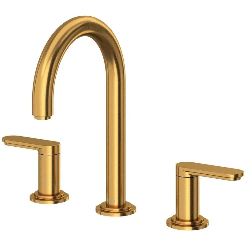 Riobel Two Handle Widespread Bathroom Sink Faucet in Brushed Gold | Ferguson