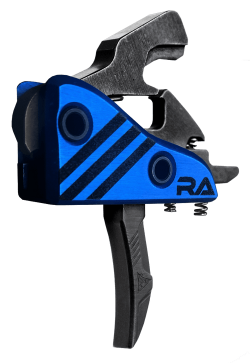 Rise Armament Blitz Defense Trigger, Blue Housing/Black Trigger, 4.5 lbs Draw Weight, Single-Stage Hybrid