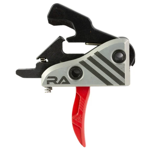 Rise Armament Blitz Trigger, For AR15/AR10/AR9, Single Stage, Red Trigger Blade