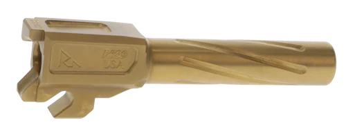 Rival Arms Precision Drop-In Barrel 9mm 3.90" Gold PVD Finish 4340H Steel Material for Sig P320 Carry