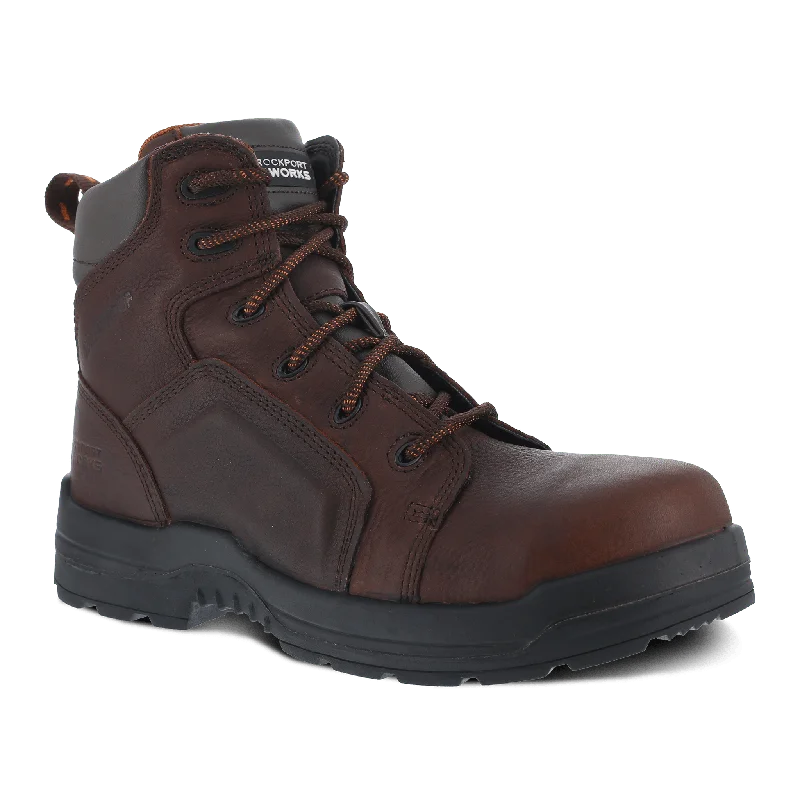 Rockport Men’s More Energy 6″ Lace to Toe Waterproof Work Boot – RK6640