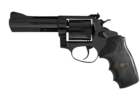 Rossi 2RM661 RM66Medium Frame 38 Special +P/357 Mag 6 Shot, 6″ Black Stainless Steel Barrel, Cylinder & Frame, Black Textured Rubber Grip, Hammer Block Safety, Exposed Hammer