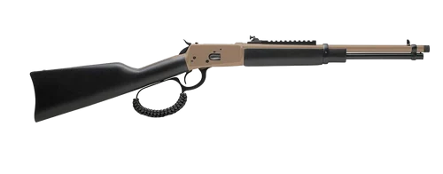 Rossi R92 44 Magnum, 16.5" Threaded Barrel, FDE, Black Coated Wood Furniture, 8rd