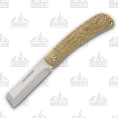 Rough Ryder Apta Modern Slip Joint Folding Knife Brass RR2284