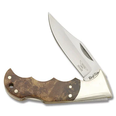 Rough Ryder Burlwood Pocket Pal Lockback Folding Knife RR518