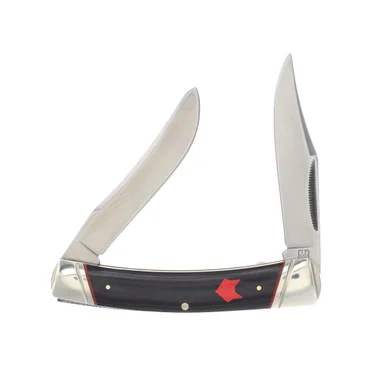 Rough Ryder Red Fox Folding Knife Large Moose RR2293