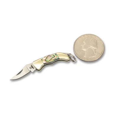 Rough Ryder Tiny Folding Hunter (Mini, Genuine Abalone) RR174