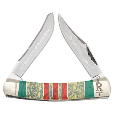Rough Ryder Vietnam Brotherhood Moose Folding Knife RR1832