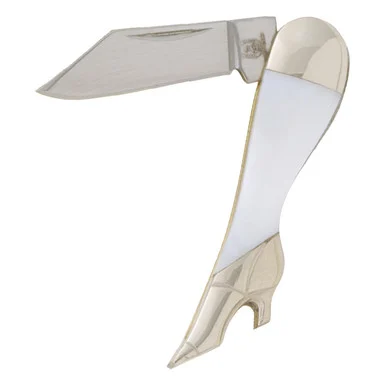 Rough Ryder White Pearl Small Lady Leg RR937