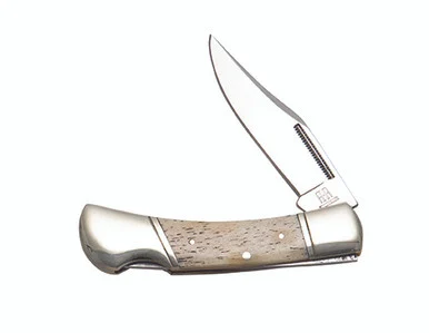 Rough Ryder White Smooth Bone Lockback RR192