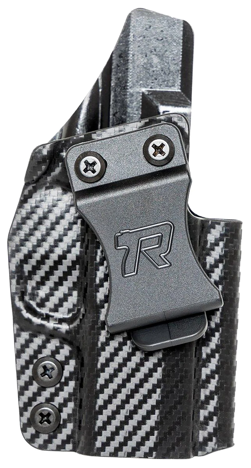Rounded Gear SSRP365CFRHVAR KydexIWB Black Kydex Fits Sig P365 Belt Clip Right Hand
