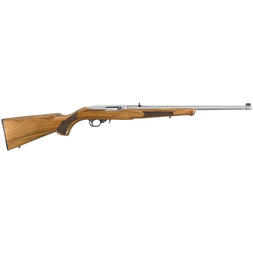 Ruger 10/22 TALO Edition 22 LR, 20" Barrel, Wood Stock, Silver Rec, 10rd