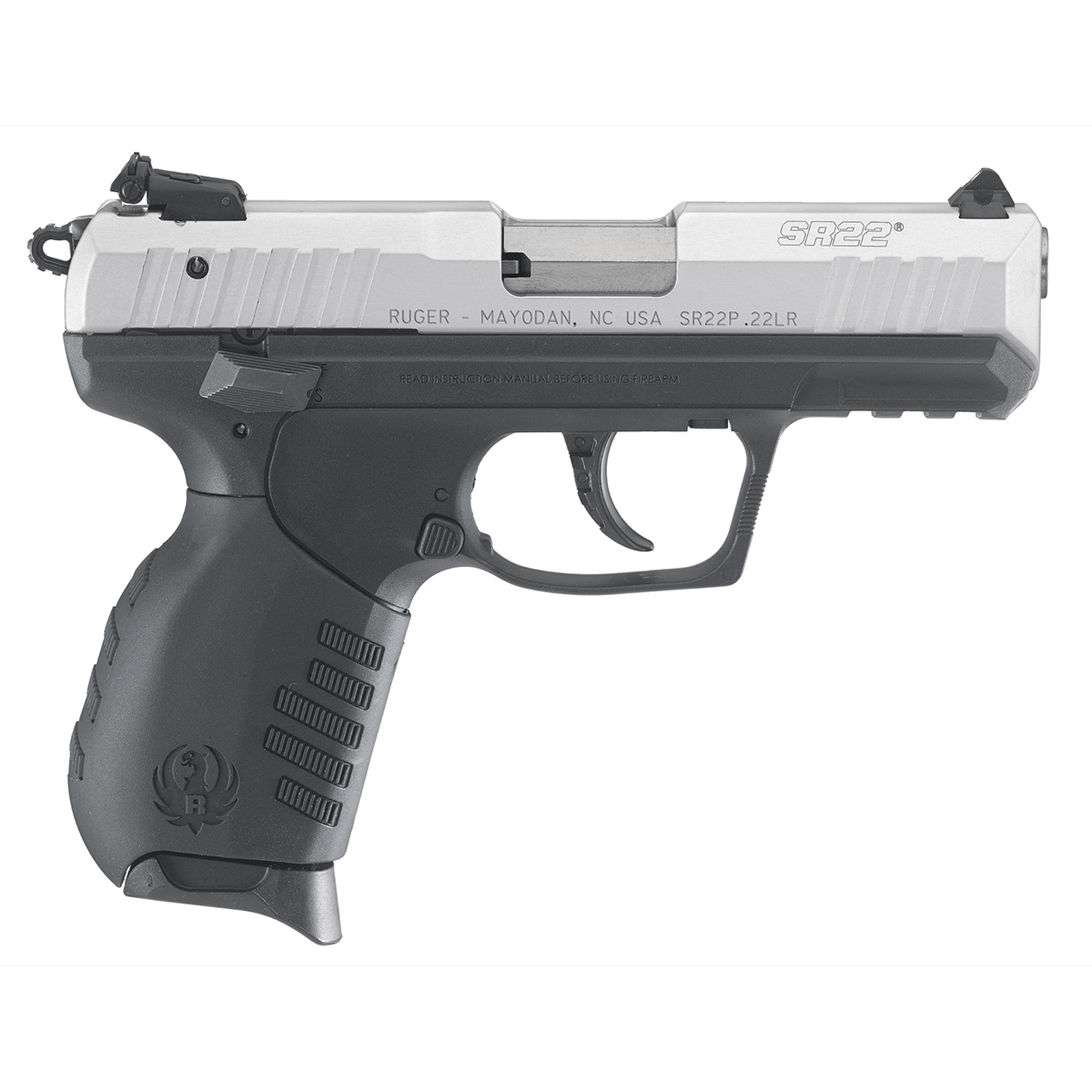 Ruger 3607 SR22 22 LR Silver Semi Automatic Handgun