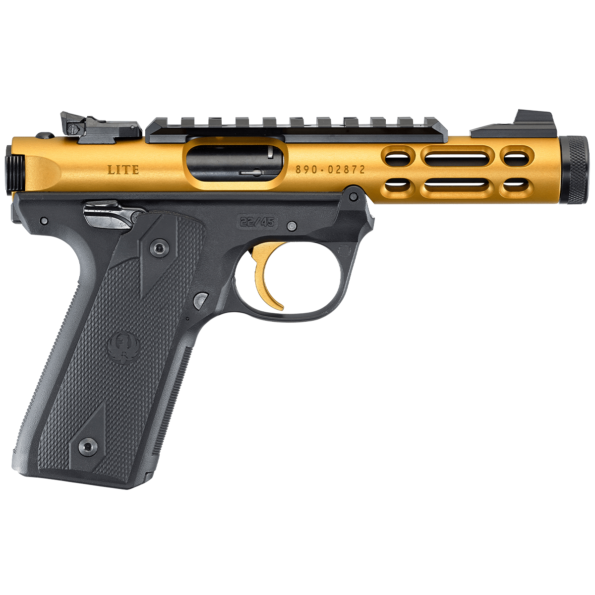Ruger 43926 Mark IV 22/45 Lite Gold .22 LR 4.4-inch 10Rds
