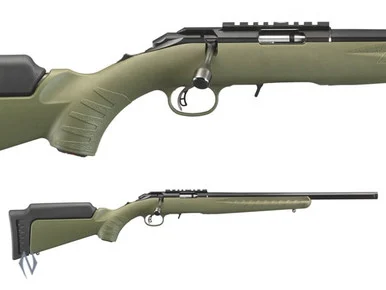 RUGER AMERICAN RIMFIRE 22LR 18" OD GREEN