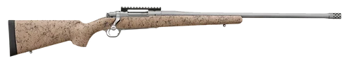 Ruger Hawkeye 308 Winchester, 22" Barrel, Tan with Black Webbing, 4rd
