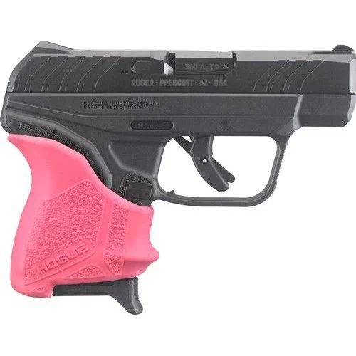 Ruger LCP II .380ACP 6-shot FS Blued Pink Hogue Slip-on Grip