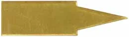 Rupp Style Toeplate, brass