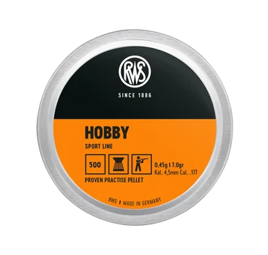 RWS Pellets Hobby 177 4,5mm 17gr 500 Tin