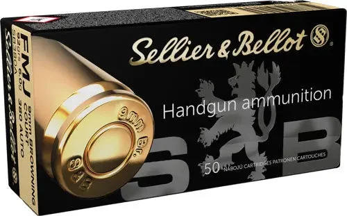 S&B 380 ACP 92GR FMJ 50RD