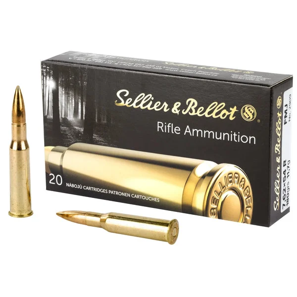 S&B 7.62X54R 180GR FMJ 20RD