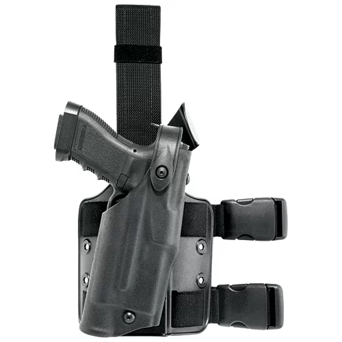 Safariland 6304 ALS/SLS Tactical Holster Glock 17, 22 w/ITI M3 Light, OD Green, Right Hand