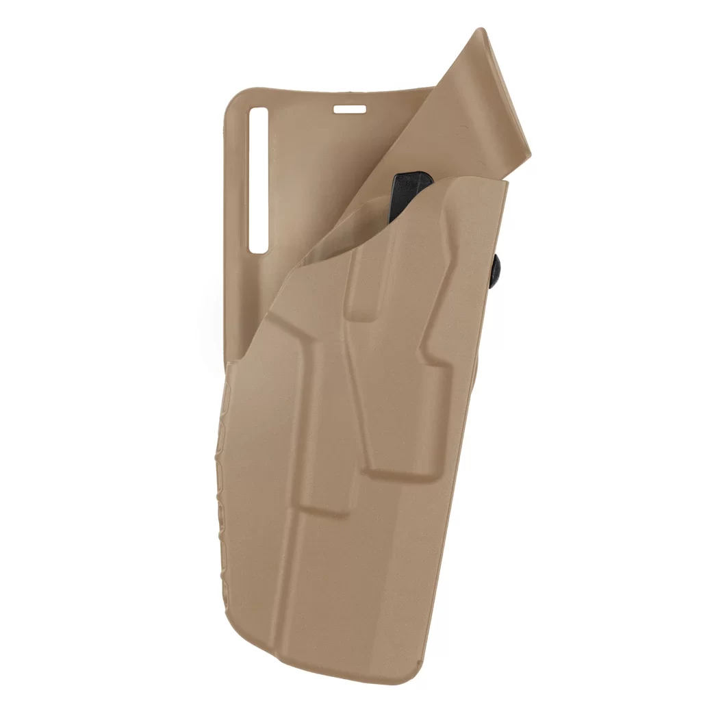 Safariland 7395 7TS ALS Low Ride, Level I Retention Duty Holster, Plain Flat Dark Earth, Right Hand Fits Glock 17 Gen 1-5