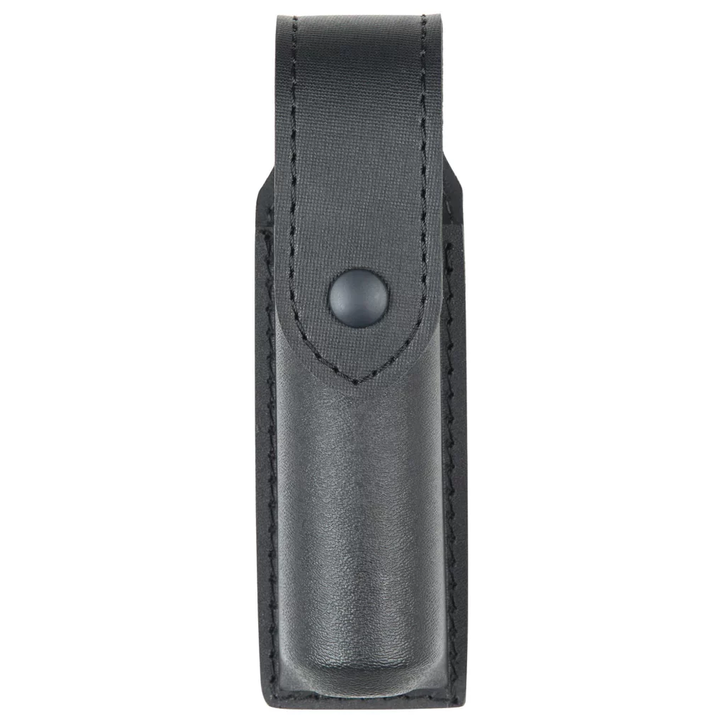 Safariland Model 38 OC Spray Pouch, Top Flap, STX Plain Black Finish