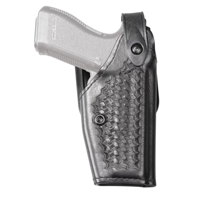 Safariland – Model 6280 Level II Holster Mid-Ride Duty Basket Weave Black Right Hand Fits – Glock: 20, 21 w/ ITI M3 Light 4.6″ BBL
